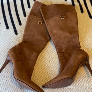 Ralph Lauren - Suede knee-high boots